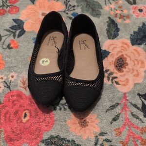 Seychelles Black Women's Flats With Memory Foam